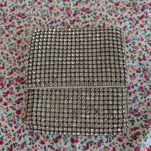 Elegant Silver Clutch Bag